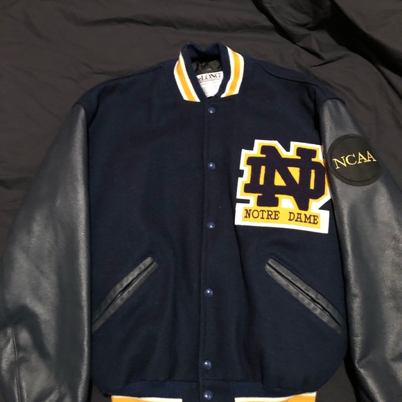 notre dame varsity jacket